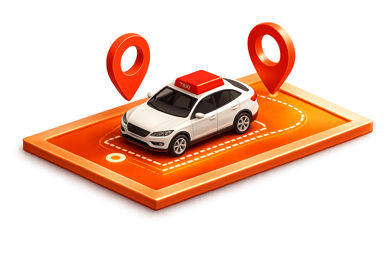 Ride booking illustration